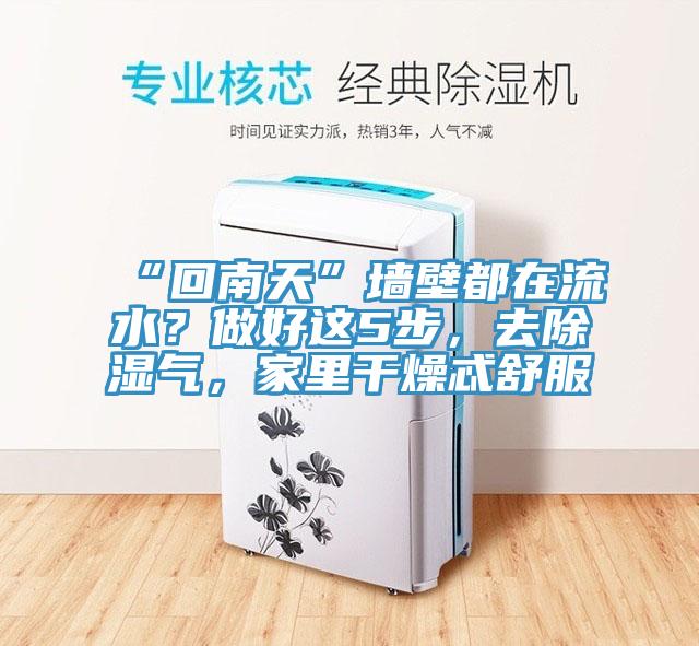 “回南天”墻壁都在流水？做好這5步，去除濕氣，家里干燥忒舒服