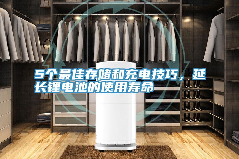 5個(gè)最佳存儲(chǔ)和充電技巧，延長鋰電池的使用壽命