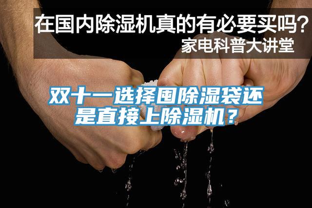 雙十一選擇囤除濕袋還是直接上除濕機？