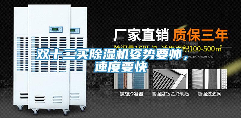 雙十二買除濕機(jī)姿勢要帥， 速度要快