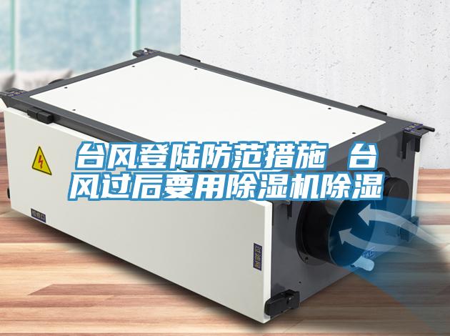 臺(tái)風(fēng)登陸防范措施 臺(tái)風(fēng)過后要用除濕機(jī)除濕