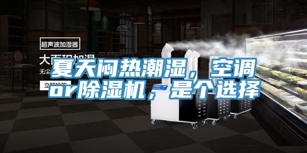 夏天悶熱潮濕，空調(diào)or除濕機(jī)，是個(gè)選擇