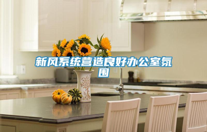 新風(fēng)系統(tǒng)營(yíng)造良好辦公室氛圍