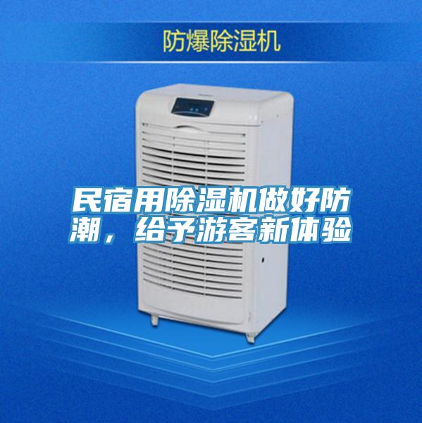 民宿用除濕機做好防潮，給予游客新體驗