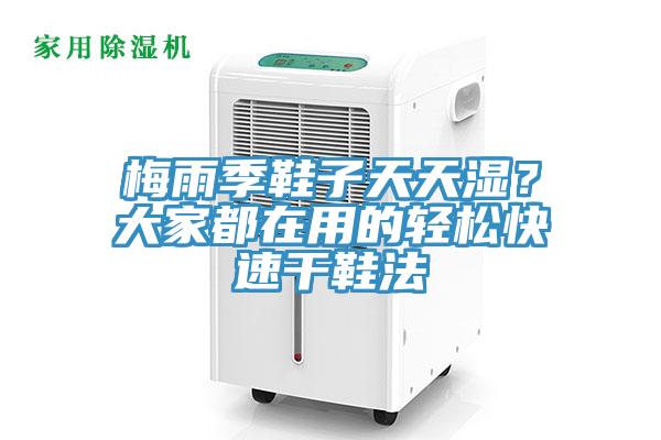 梅雨季鞋子天天濕？大家都在用的輕松快速干鞋法