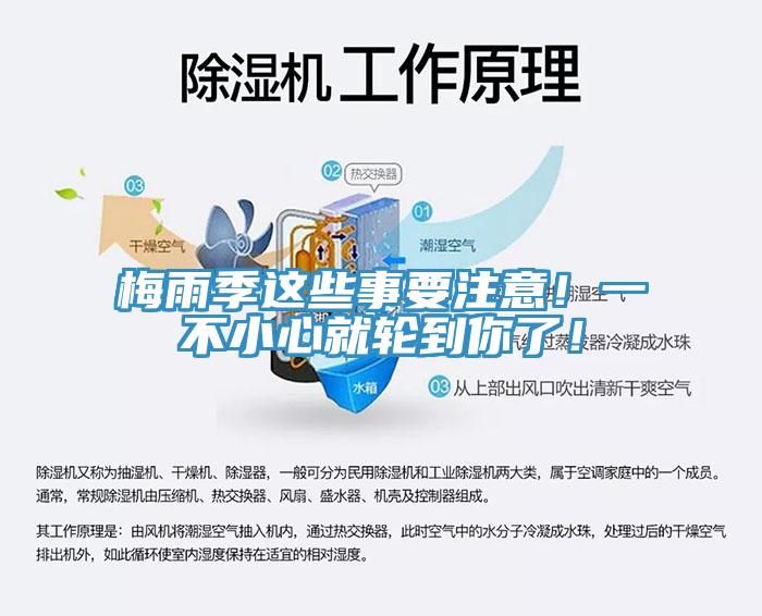梅雨季這些事要注意！一不小心就輪到你了！