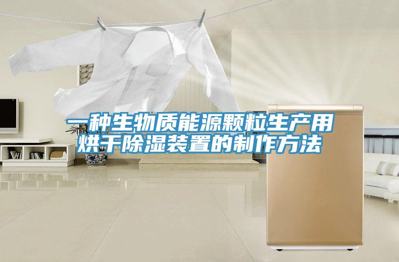 一種生物質(zhì)能源顆粒生產(chǎn)用烘干除濕裝置的制作方法