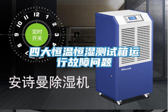 四大恒溫恒濕測試箱運(yùn)行故障問題