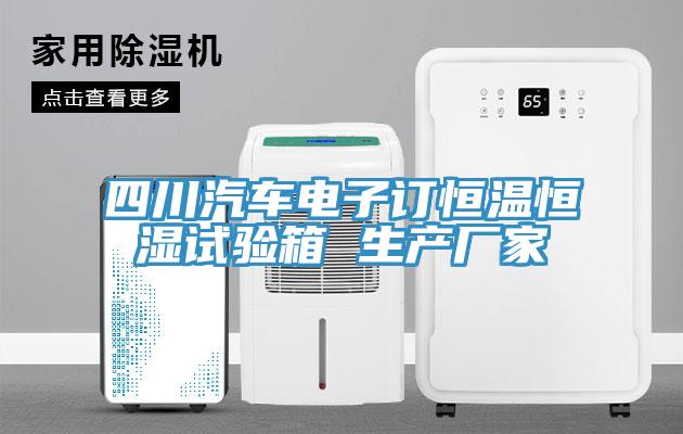 四川汽車電子訂恒溫恒濕試驗(yàn)箱 生產(chǎn)廠家