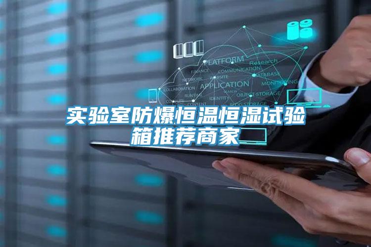 實(shí)驗(yàn)室防爆恒溫恒濕試驗(yàn)箱推薦商家
