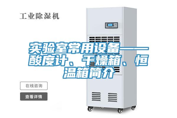 實(shí)驗(yàn)室常用設(shè)備——酸度計(jì)、干燥箱、恒溫箱簡(jiǎn)介