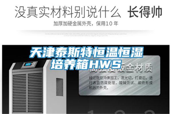 天津泰斯特恒溫恒濕培養(yǎng)箱HWS