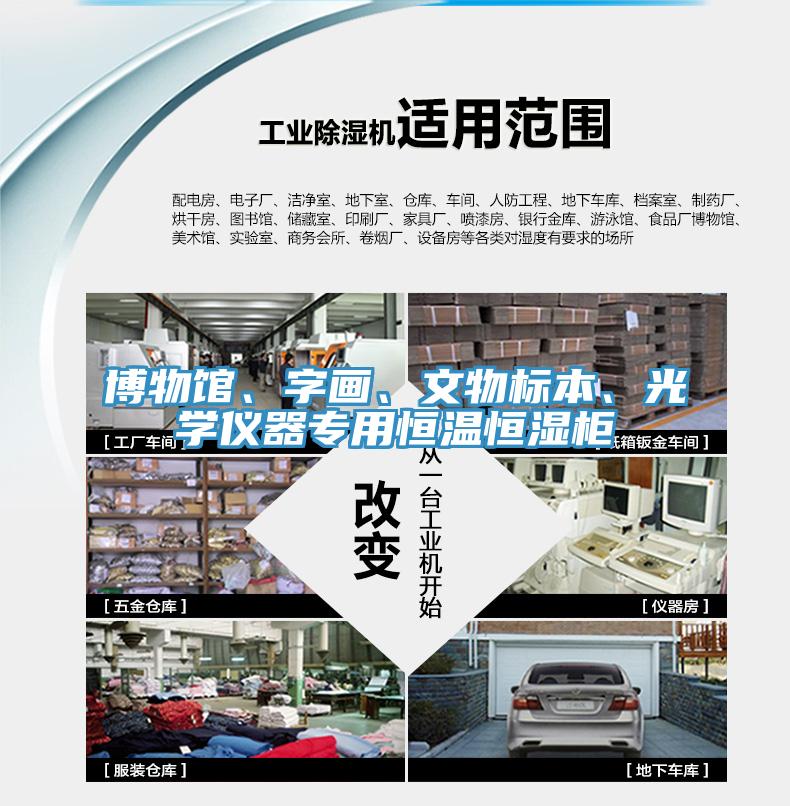 博物館、字畫、文物標(biāo)本、光學(xué)儀器專用恒溫恒濕柜