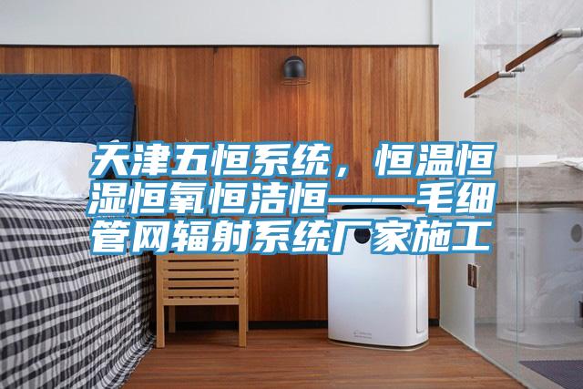 天津五恒系統(tǒng)，恒溫恒濕恒氧恒潔恒——毛細(xì)管網(wǎng)輻射系統(tǒng)廠家施工