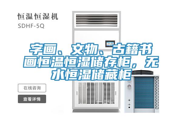 字畫(huà)、文物、古籍書(shū)畫(huà)恒溫恒濕儲(chǔ)存柜，無(wú)水恒濕儲(chǔ)藏柜