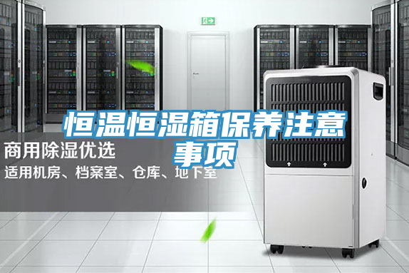 恒溫恒濕箱保養(yǎng)注意事項(xiàng)