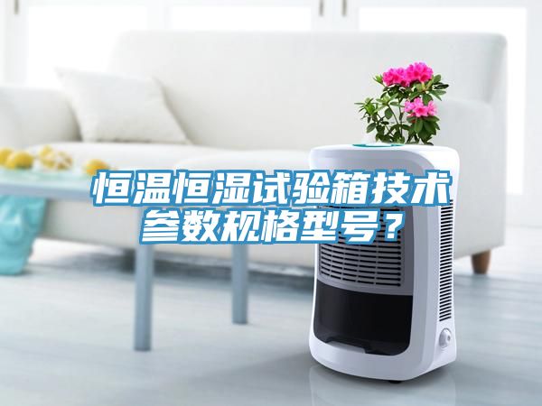 恒溫恒濕試驗箱技術(shù)參數(shù)規(guī)格型號？