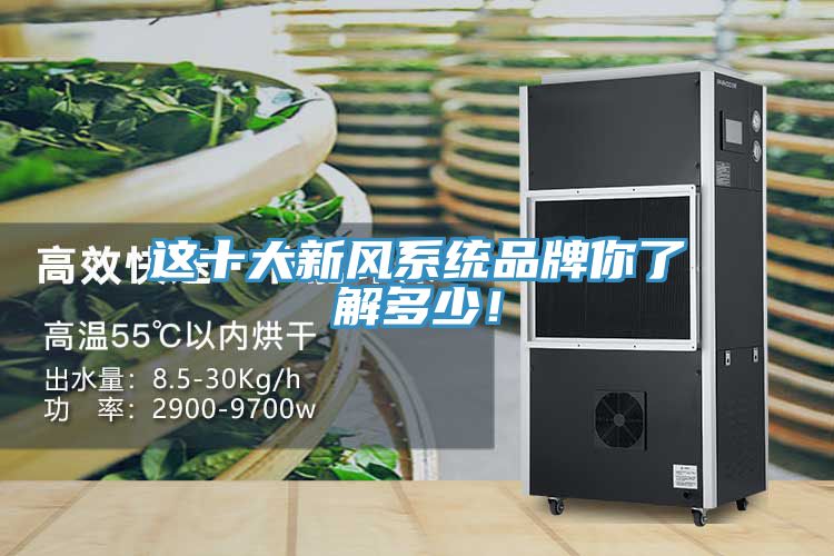 這十大新風(fēng)系統(tǒng)品牌你了解多少！