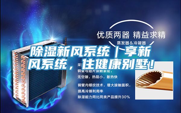 除濕新風系統(tǒng)｜享新風系統(tǒng)，住健康別墅！