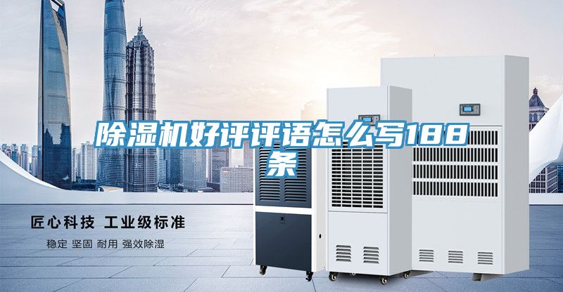 除濕機(jī)好評評語怎么寫188條