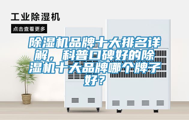 除濕機(jī)品牌十大排名詳解，科普口碑好的除濕機(jī)十大品牌哪個(gè)牌子好？