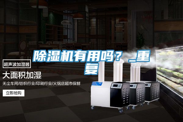 除濕機(jī)有用嗎？_重復(fù)