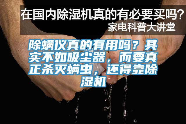 除螨儀真的有用嗎？其實(shí)不如吸塵器，而要真正殺滅螨蟲，還得靠除濕機(jī)
