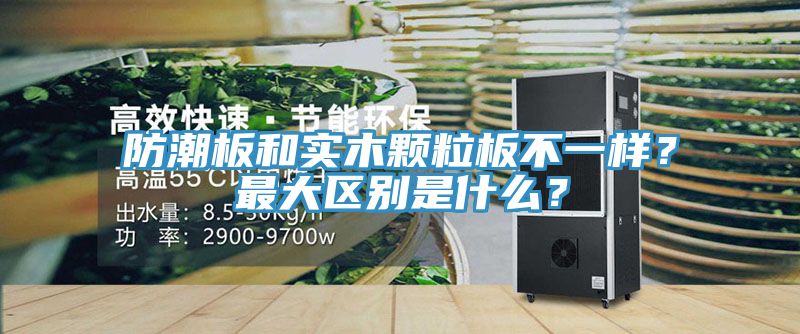 防潮板和實木顆粒板不一樣？最大區(qū)別是什么？