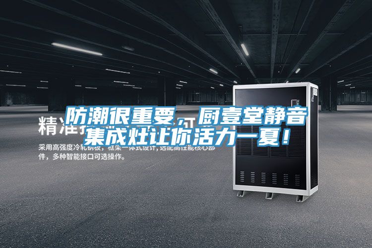 防潮很重要，廚壹堂靜音集成灶讓你活力一夏！