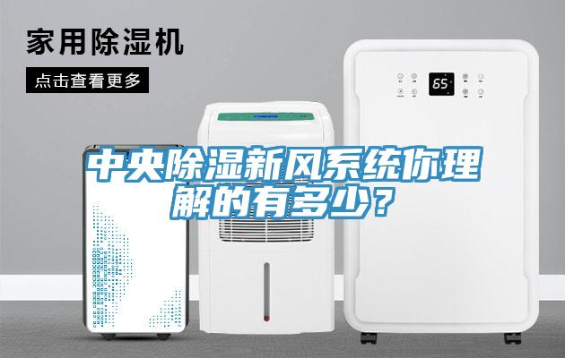 中央除濕新風(fēng)系統(tǒng)你理解的有多少？