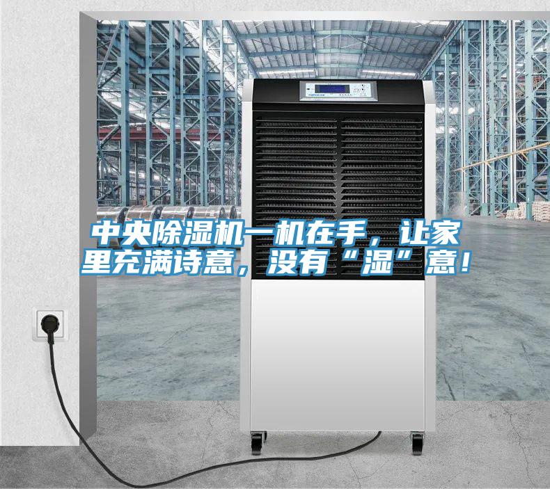中央除濕機(jī)一機(jī)在手，讓家里充滿詩(shī)意，沒(méi)有“濕”意！