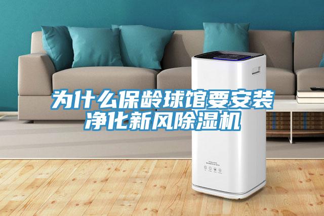 為什么保齡球館要安裝凈化新風(fēng)除濕機