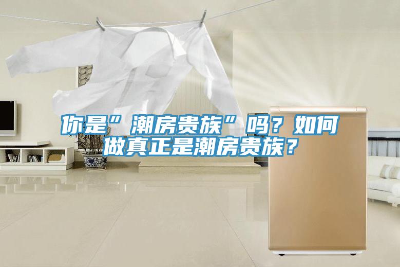 你是”潮房貴族”嗎？如何做真正是潮房貴族？