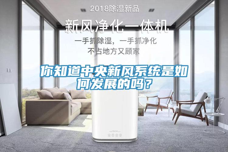 你知道中央新風(fēng)系統(tǒng)是如何發(fā)展的嗎？