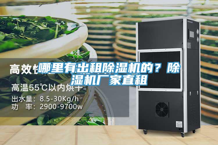 哪里有出租除濕機(jī)的？除濕機(jī)廠家直租