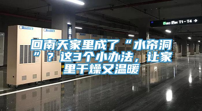 回南天家里成了“水簾洞”？這3個小辦法，讓家里干燥又溫暖